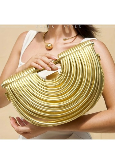 Willowhaven Beyaz Lüks Kadın El Çantası - Büyük Kapasiteli Pu Gece Çantası, Düğün, Davet, Günlük Kullanım Beyaz