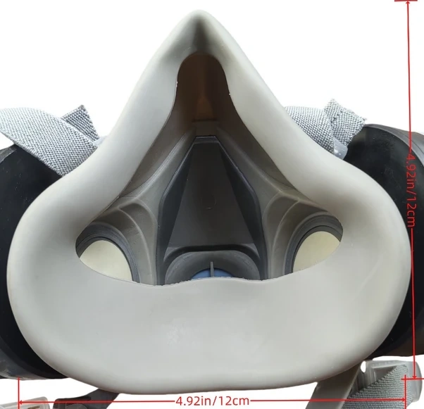 Willowhaven 6200-p-a-1 Yeniden Kullanılabilir Yüz Maskesi Ve Gözlük Seti - Toz Koruma %90 Verimlilik