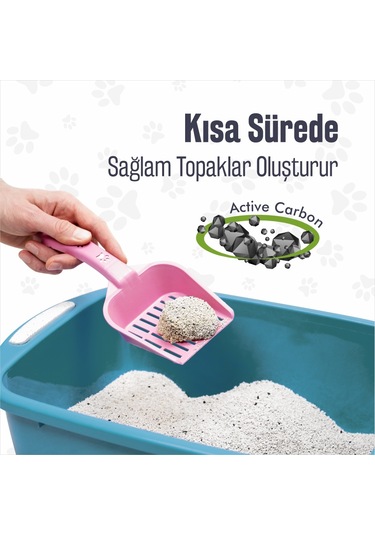 Sophresh As250 Aktif Karbonlu Granüllü Topaklaşan Bentonit Kedi Kumu 20 L