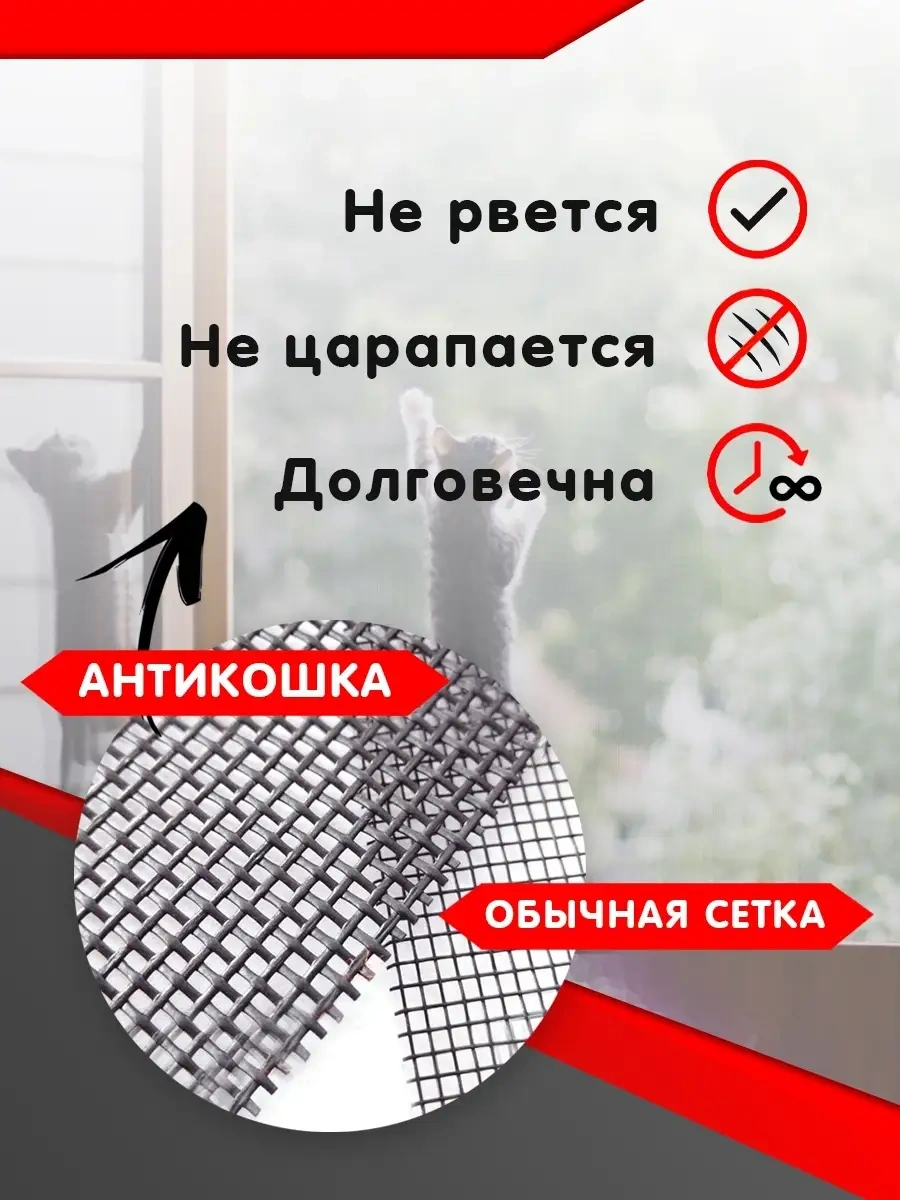 Remeslo Anti-kedi Pencere Sineklik 1,6x1 61357831