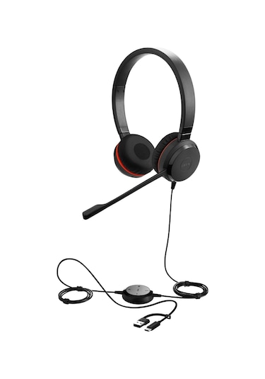 Jabra Evolve 30 Iı Duo Ns Usb-c/a Çağrı Merkezi Kulaklığı