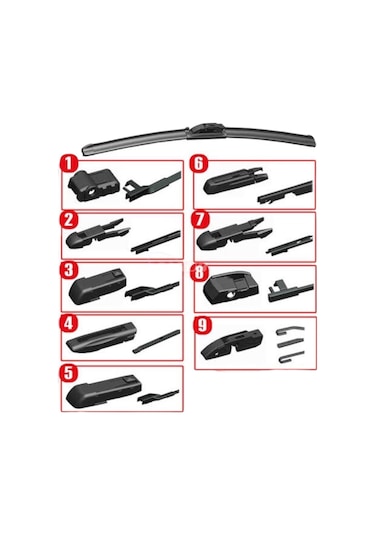 Seat İbiza Silecek Takımı 2006-2009 53x48-a
