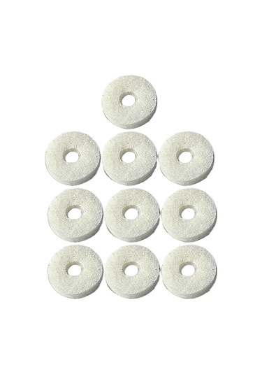 Homyl 10 Adet Parmak Düğmeleri Keçe Rondelalar, Yastık,