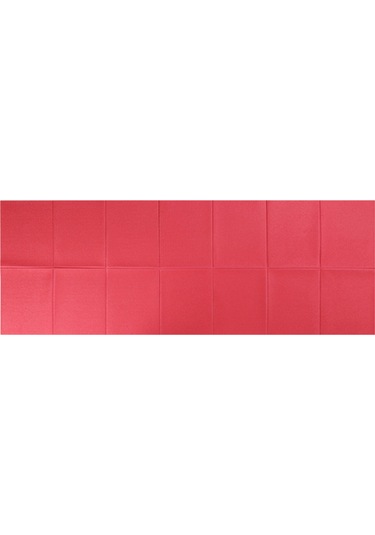 Ranyeek Kırmızı Pvc Katlanabilir Spor Matı - 173x61cm Yoga, Egzersiz Ve Yatmak Çalışmaları İçin Taşınabilir Antrenman Ped Kırmızı
