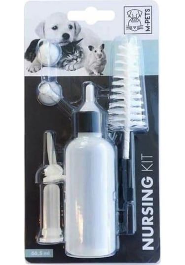 M-Pets Yavru Kedi Köpek Besleme Biberon Seti