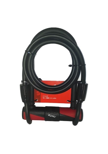 Epic Uvy U-kilit Anahtarlı Siyah