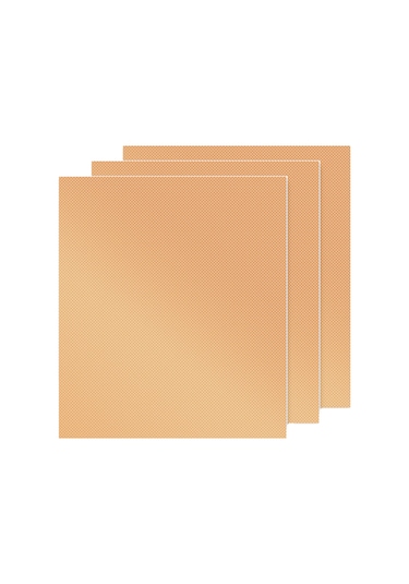 Jeemson 3 Adet Bakır Renkli Barbeque Izgarası Matı - 260 C Isı Dayanıklı, Yemek Tutmayan, Teflon Kaplı, Çok Amaçlı Izgara Ve Fırın Kiti Kahverengi