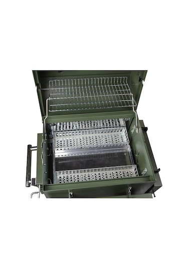 Igrıll Barbekü Hub 515 Mm Kömürlü Mangal Yeşil