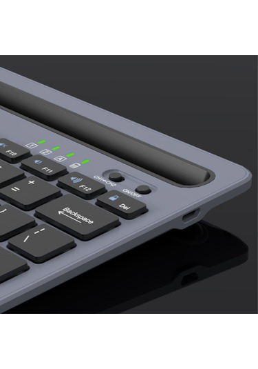 Lecoo BK100 Kablosuz Bluetooth Şarj Edilebilir Çoklu Cihaz Uyumlu Türkçe Q Klavye