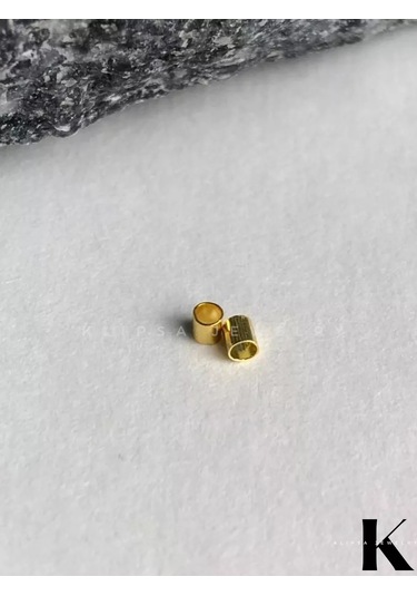 Klipsa Jewelry Bijuteri İçin Kıskaçlı Crimpler 18k Gold 100 Adet 191957691
