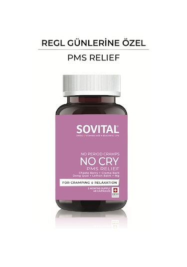 Sovital No Cry Regl Dönemine Özel 48 Kapsül