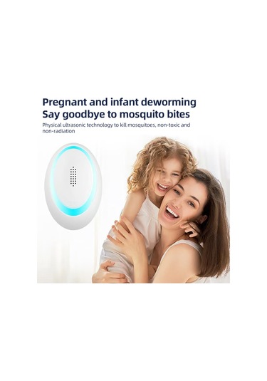 Springsun "6'lı Ultrasonik Sinek Kovucu - Çift Frekanslı, Çocuklar Ve Evcil Hayvanlar İçin Güvenli, 1000ft² Etkili"