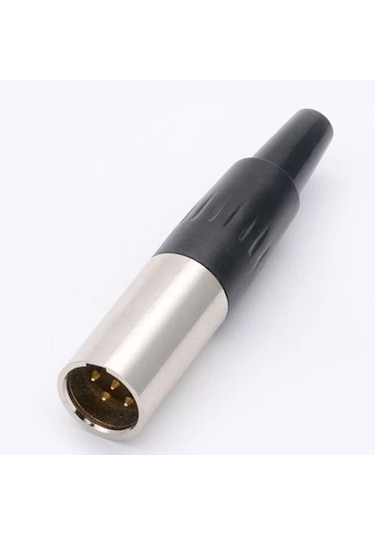 Mini Canon 4 Pin Erkek Jack Fiş