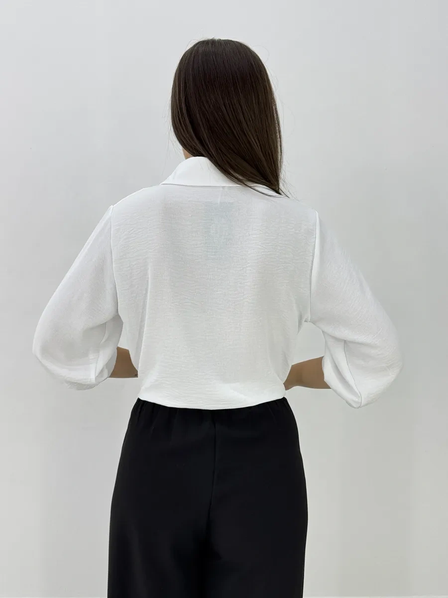 Bağlamalı Bluz 294752180 Beyaz