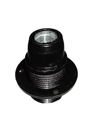 E-14 Siyah Dişli İtalyan Duy Avize Duyu 3 Adet