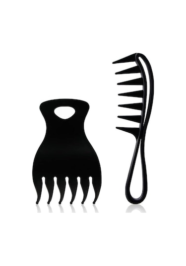 Erkek Kuaför Tarağı, 2 Adet Anti-statik Saç Açma Fırçası W