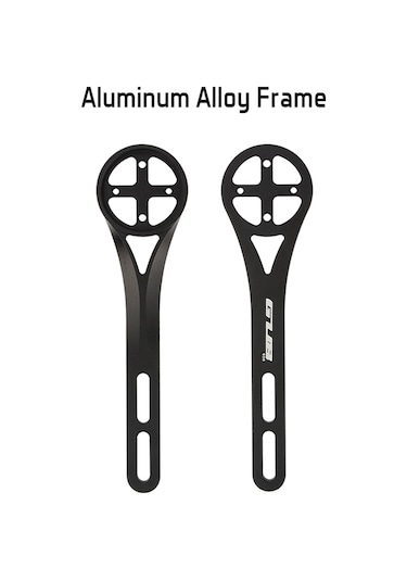 Youtek Alüminyum Bisiklet Bilgisayar Tutucu, Garmin/bryton/wahoo/cateye Uyumlu, Spor Kamera Adaptörlü, 144x38mm, 39g Çok Renkli