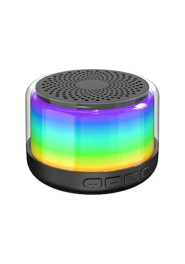 Youtek Genç Erkekler İçin Dışarıda Taşınabilir Bluetooth Hoparlör, Hıfı Ses Kalitesi Ve Kablosuz Şarj Özelliği, Siyah