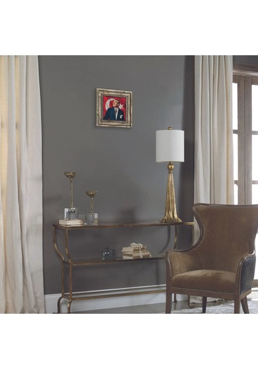 Mustafa Kemal Atatürk Baskılı Taş Tablo 25x25 751