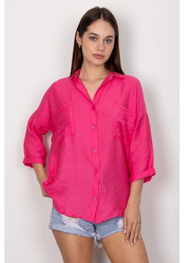 Cepli Salaş Gömlek T1010 Fuşya