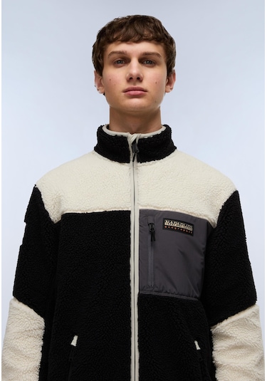 Napapijri Yupik Fz 3 Erkek Tam Fermuarlı Polar-30447 Siyah