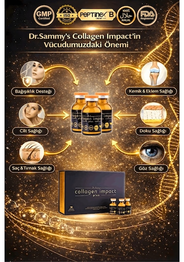 Dr. Sammy's Collagen Impact Plus Hidrolize Sığır Kolajeni 30 Shot