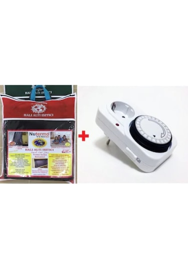 Halı Altı Isıtıcı Keçeli Nutermo + Zaman Ayarlı Priz