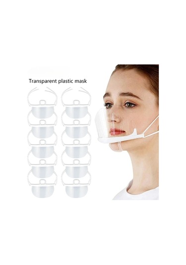 Mutfak Hijyenik Güvenlik Maskesi Hijyenik Plastik Maske Koruma