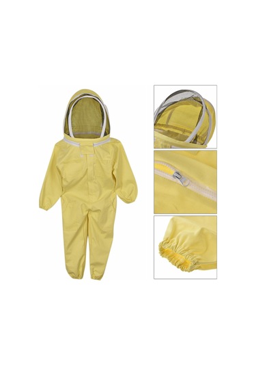 Suntek Çocuklar L Için Arıcılık Suit Arıcı Ceketler Tam