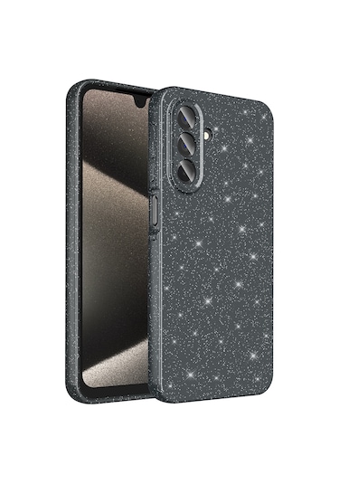 Mobilefix Galaxy Uyumlu A26 Kılıf Kamera Korumalı Simli Lüks Koton Kapak - Açık Pembe AÇIK PEMBE