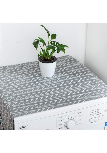 Buzdolabı Örtüsü Gri - Koyu Gri