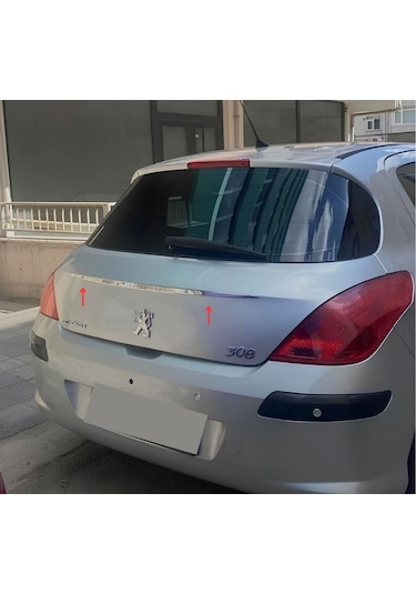 Ebal Otomotiv Peugeot 308 Krom Bagaj Çıtası 2007-2013 Arası P.Çelik