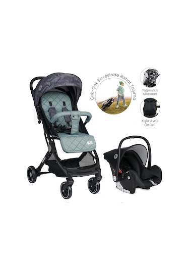 Lorelli Fiorano Kabin Boy & Travel Set Bebek Arabası - Trooper