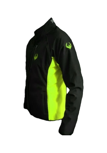 Yale Softshell Su Ve Rüzgar Geçirmez Mont Siyah Neon