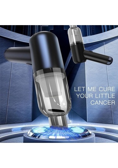 Maoyaya Siyah Kablosuz Araba Elektrikli Süpürge, Yüksek Güçlü Mini El Süpürgesi, Otomatik Ev Süpürge Siyah