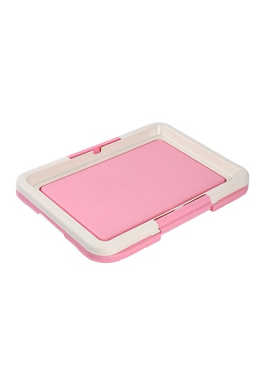 Taşınabilir Köpek Eğitim Tuvaleti - Kapalı Köpekler İçin Lazımlık, Kedi Kumu Kutusu Ve Ped Tutucu