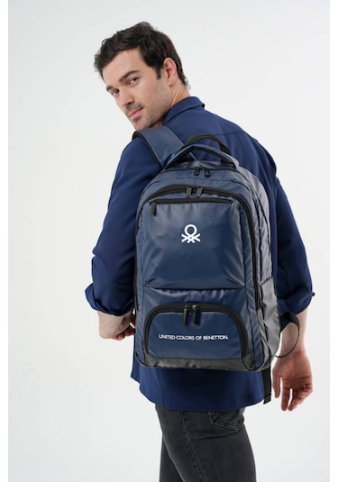 Unıted Colors Of Benetton Unisex Sırt Çantası 20875 Lacivert