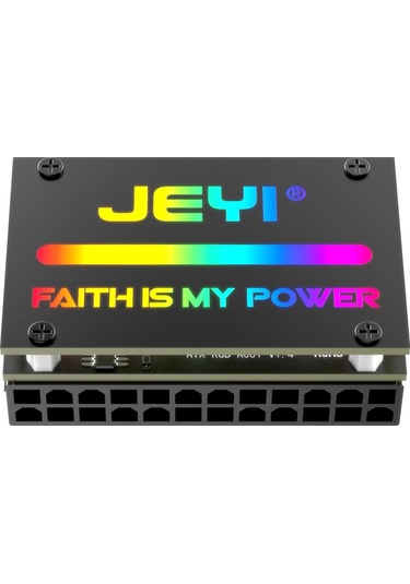 Jeyı Atx 90 Rgb Güç Adaptörü, 18 Işık Modlu Masaüstü Pc İçin Anvar7711 Tbddr11066 Mhzamd 550di Er