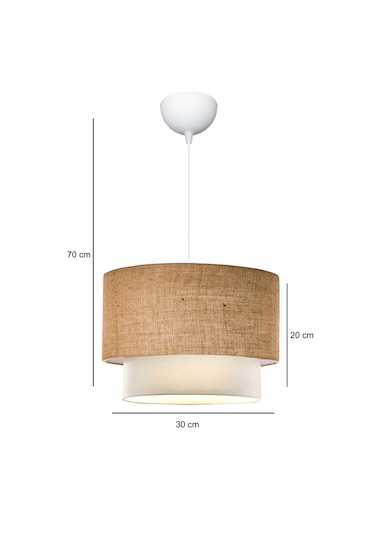 Homing Home Jüt Kumaş Hasır Pasta Sarkıt Ayd-2999 Jüt