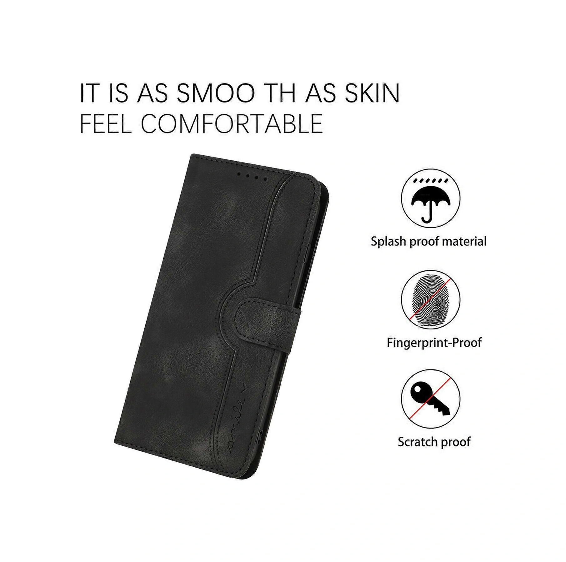 Samsung Galaxy A21s Deri Kart Cebi Manyetik Koruyucu Kabuk Kılıfı Destek Standı Samsung Galaxy A21s Kılıfı İle Uyumlu Çok Renkli