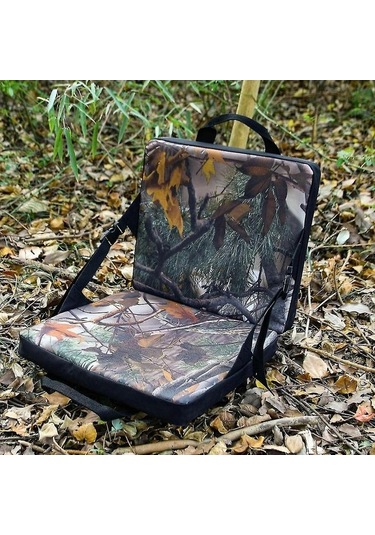 Bloomnest Katlanır Yastık Sırt Desteği Su Geçirmez Sandalye - Altın-siyah, Stadyum, Piknik, Kamp, Taşınabilir Altın - Siyah