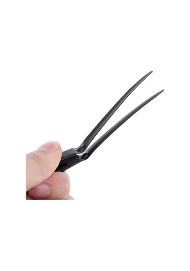 Suntek 12 Adet Ördek Gagası Saç Kesit Klipler Salon Siyah