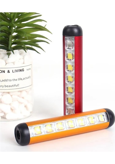 Aubyhe Alüminyum Abs El Feneri, Cob+led Işık, Type-c Şarj, Ipx4 Su Geçirmez, 300lm, Mıknatıs Ve Kalem Klasörü İle Taşınabilir Altın