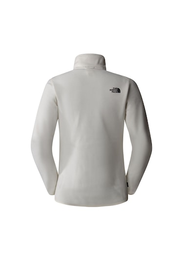 The North Face W 100 Glacıer Fz Kadın Tam Fermuar Polar Nf0a855o4hp1 Beyaz