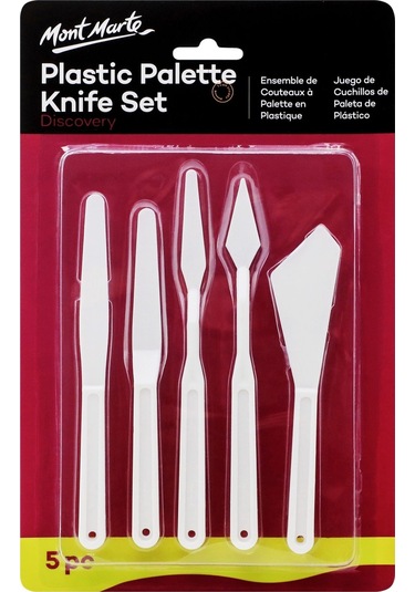 Mm Plastik Spatula Seti Discovery 5li Açık Kahverengi