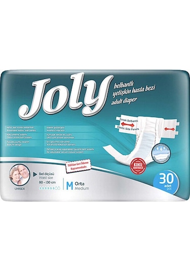 Joly Belbantlı Yetişkin Hasta Bezi M 30'Lu