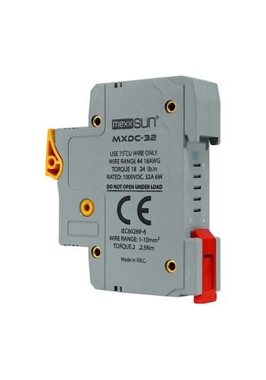 Dc Sigorta + Sigorta Yuvası 32a 1000v - 12 Adet