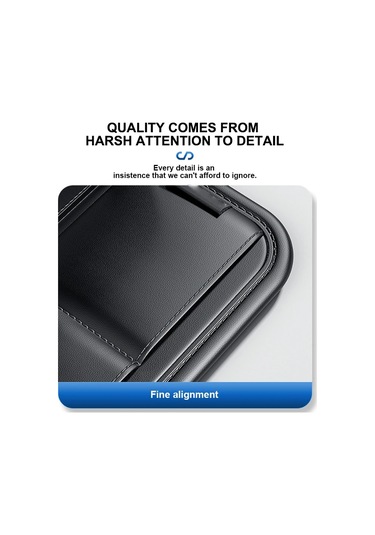 Seametal Lüks Araba Güneşlik Organizatör Evrensel Visor Paneli Saklama Çantası Pu 1pc