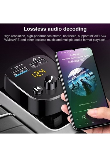 Artfulabode Sones Serbest Mp3 Özellikli Bluetooth Araç Alıcı Akıllı 362 Vr