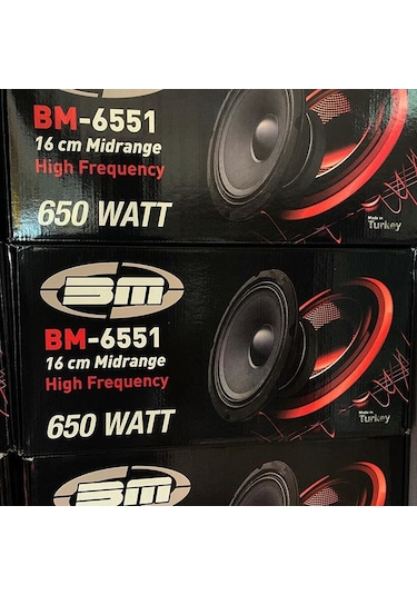 16Cm Bm Audio Bm-6551 650Watt Profesyonel Midrange Hoparlör Takım